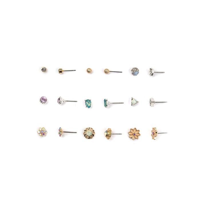 Decree 18-pc. Multi Color Earring Sets