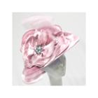 Whittall & Shon Derby Hat Draped Hat With Large Camelia