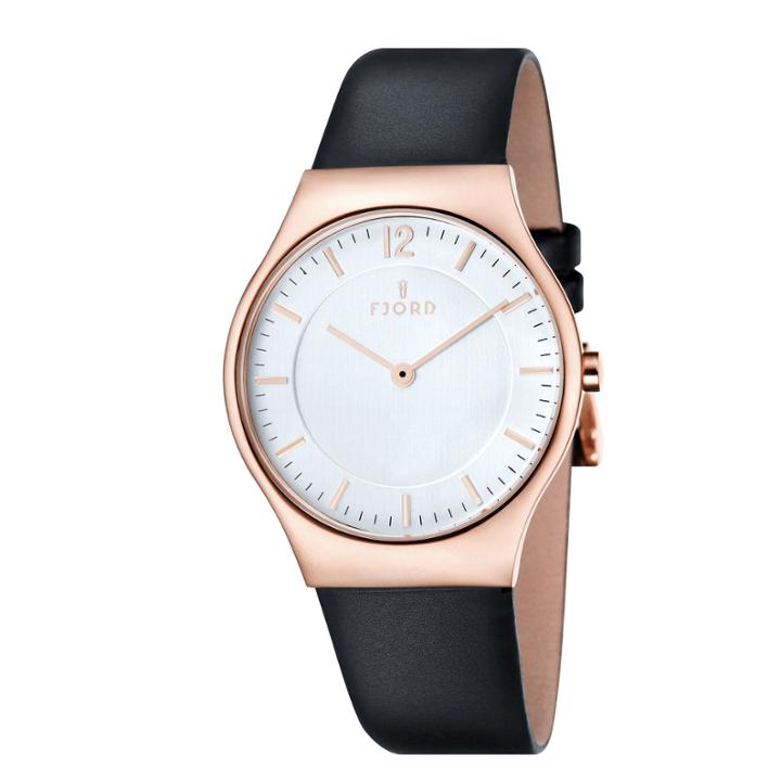 Fjord Mens Black Strap Watch-fj-3025-05
