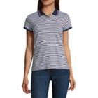 U.s. Polo Assn. Striped Knit Polo Shirt-juniors