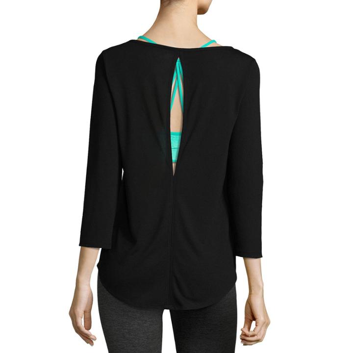 Xersion 3/4 Sleeve Crew Neck T-shirt-womens