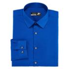 Jf J.ferrar Easy-care Stretch Solid Long Sleeve Broadcloth Dress Shirt