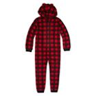 Family Sleep Bear Christmas Plaid Onesie - Unisex