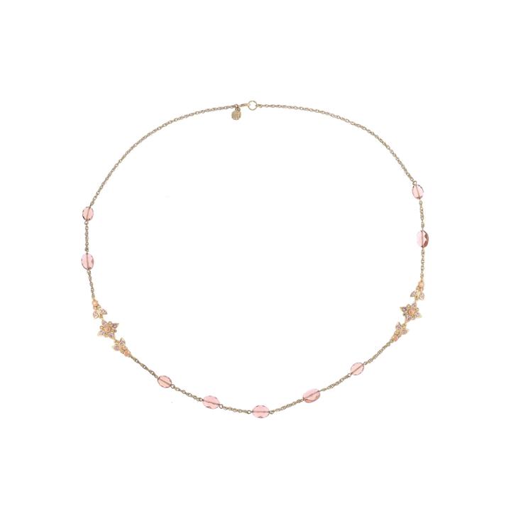 Monet Jewelry Womens Pink Strand Necklace