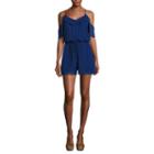 Belle + Sky Short Sleeve Cold Shoulder Romper
