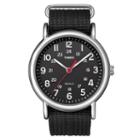 Timex Weekender Black Fabric Strap Watch T2n647