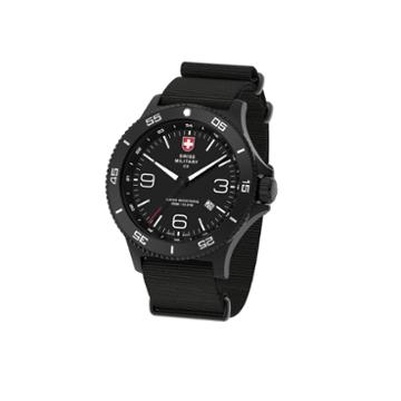 Swiss Military By Charmex Infantry Mens Black Strap Watch-78344 5 A