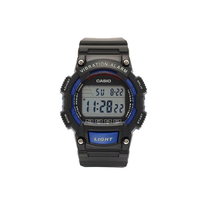 Casio Table Mens Black Strap Watch-w736h-1av