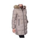 Fleet Street Side-ruched Down Puffer Jacket With Faux-fur Hood