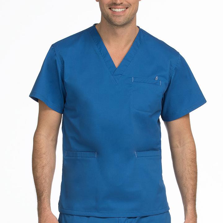 Med Couture Mc2 Mens Clasic V-neck Scrub Top - Big
