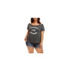 Fashion To Figure Thanks For Nothing Cold Shoulder Graphic Top - Plus
