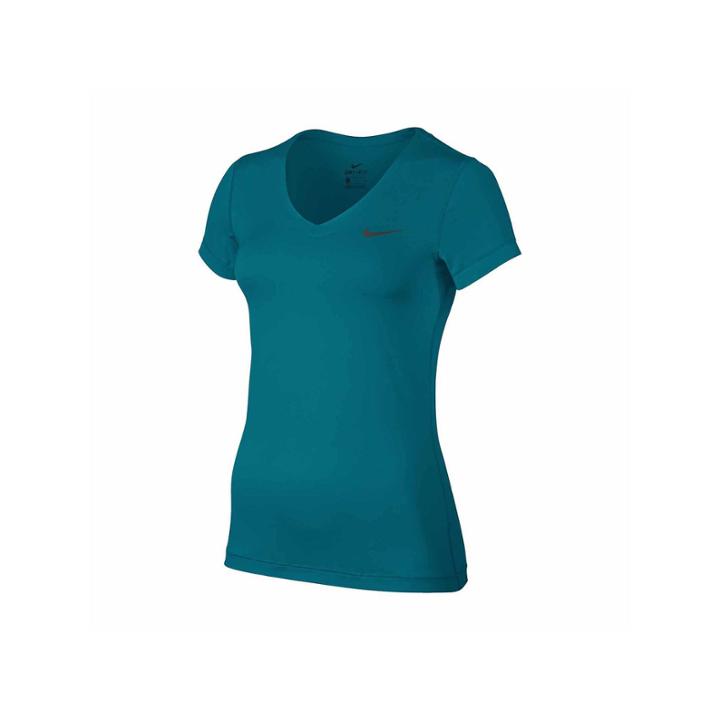Nike Short Sleeve V Neck T-shirt-womens
