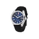 Swiss Military By Charmex Pilot Mens Black Strap Watch-78333 11 D