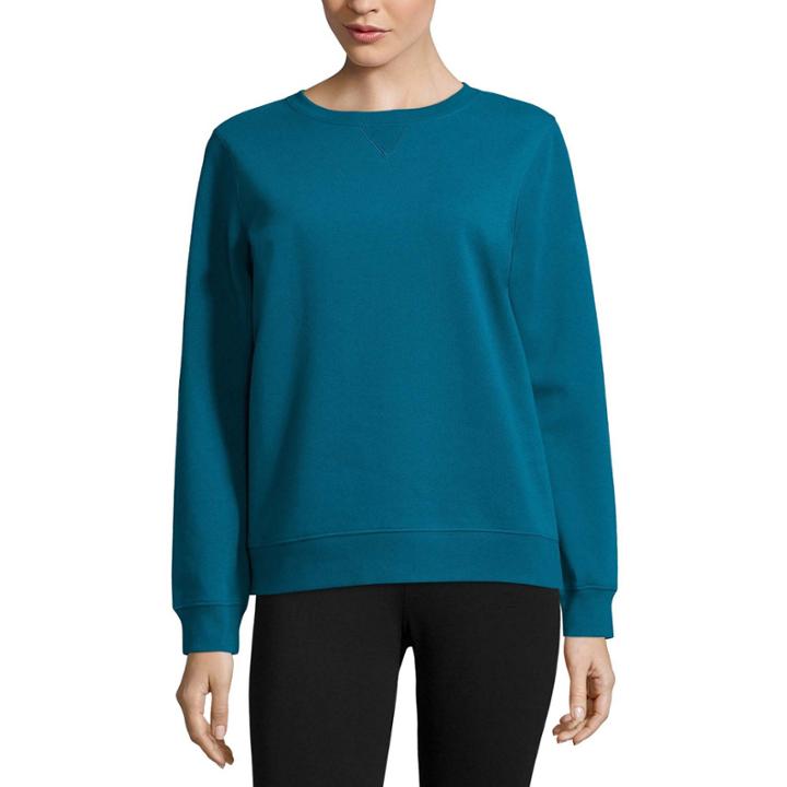 St. John's Bay Active Long Sleeve Sweatshirt- Talls
