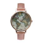 Geneva Platinum Womens Pink Strap Watch-10150