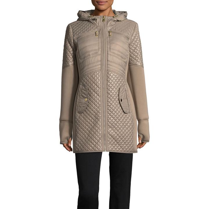 Liz Claiborne Hooded Quilted Jacket