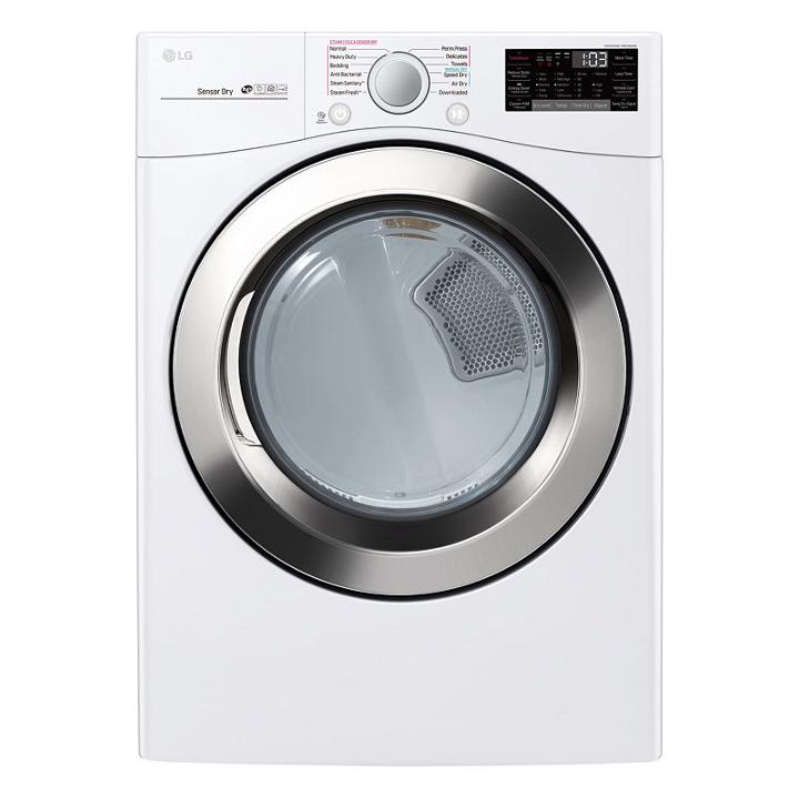Lg Energy Star 7.4 Cu. Ft. Front Load Gas Dryer - Dlgx3701w