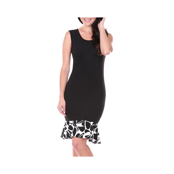 White Mark Tiera Sleeveless Floral Sheath Dress