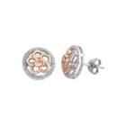 Enchanted By Disney 1/4 Ct. T.w. Round White Diamond Sterling Silver Stud Earrings