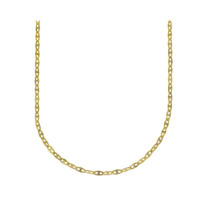 Made In Italy 10k Gold Hollow Link Chain