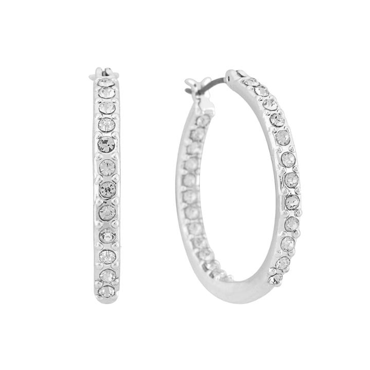 Gloria Vanderbilt Clear Hoop Earrings