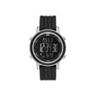 Skechers Womens Black Silicone Strap Digital Chronograph Watch