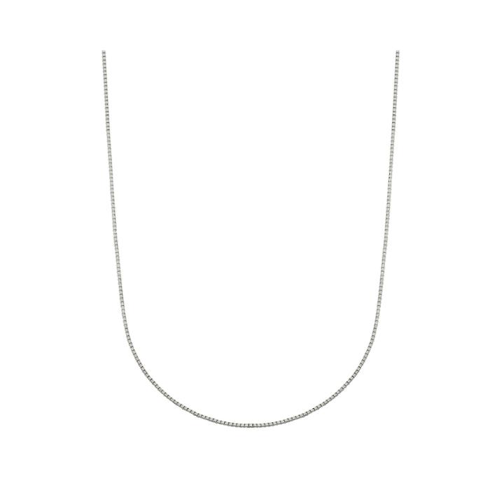 Infinite Gold&trade; 14k White Gold 18 Box Chain Necklace