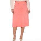 Worthington Scallop Pencil Skirt - Plus