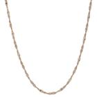 Made In Italy 14k Gold Solid Herringbone 18 Inch Chain Necklace