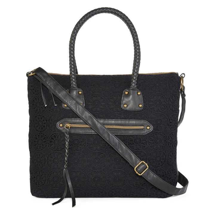 T-shirt And Jeans&trade; Crochet Braid Handle Tote