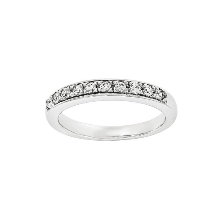 1/5 Ct. T.w. Diamond 14k White Gold Wedding Band