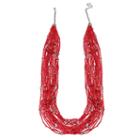 Mixit Clr 0717 Red Womens Strand Necklace