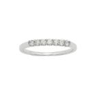 1/4 Ct. T.w. Certified Diamonds 14k White Gold Wedding Band Ring