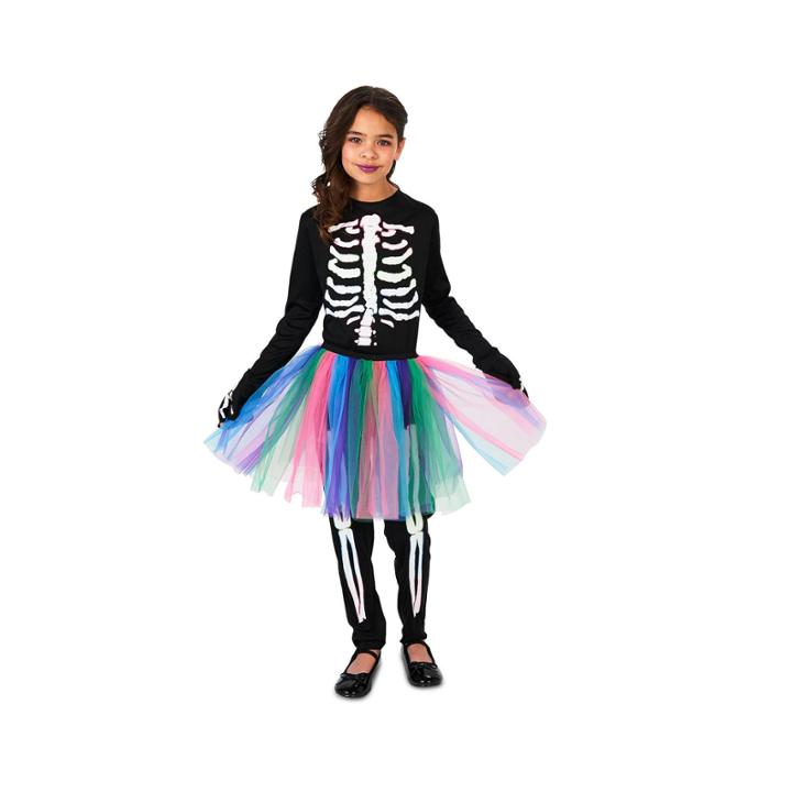 Skeleton Tutu Child Costume