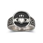 Men's Claddagh Band Stainless Steel