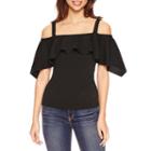 Bisou Bisou Off Shoulder Draped Top