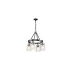 Travers 4-light Chandelier In Black