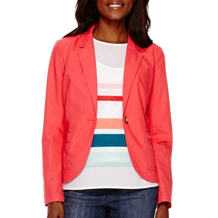 Liz Claiborne Long-sleeve Blazer