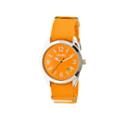 Crayo Women's Sunrise Orange Nylon-band Watch With Date Cracr1704