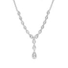 Womens 1/10 Ct. T.w. Genuine White Diamond Y Necklace