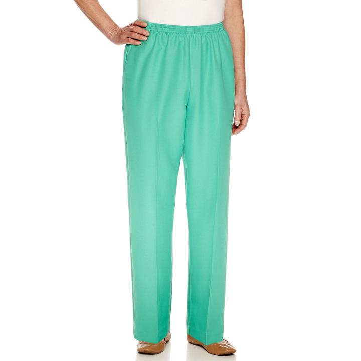 Alfred Dunner Woven Pull-on Pants