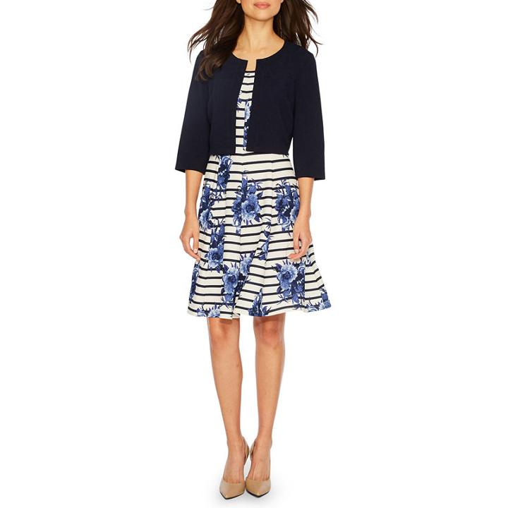 Robbie Bee Sleeveless Jacket Dress