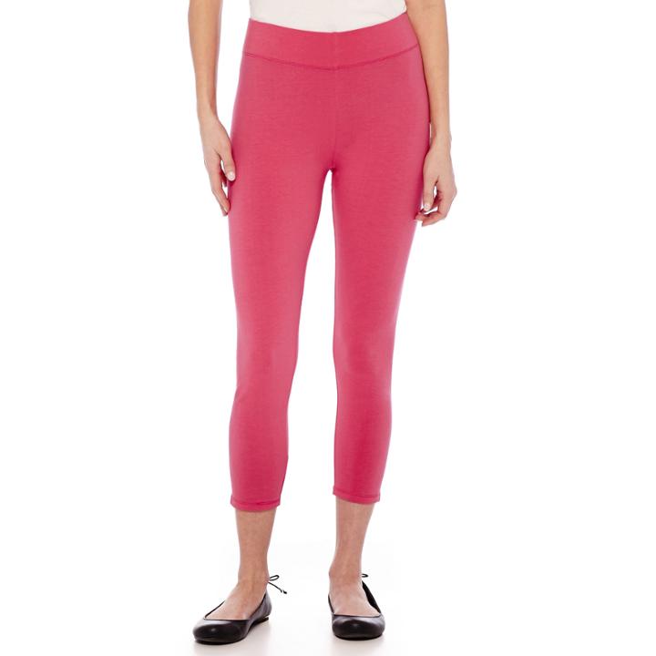 Mixit&trade; Solid Knit Cropped Leggings - Tall