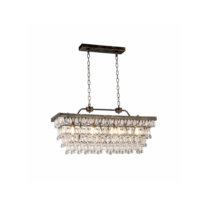 Warehouse Of Tiffany Jaden 4-light Crystal 30-inchchandelier