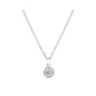 Womens 1 3/4 Ct. T.w. White Cubic Zirconia Sterling Silver Pendant Necklace
