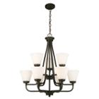 Eglo Mayview 9 Light 27 Inch Chandelier Ceiling Light