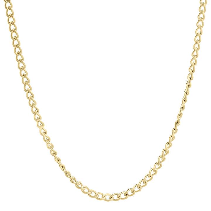 Stainless Steel Solid Curb 24 Inch Chain Necklace