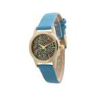 Olivia Pratt Womens Blue Strap Watch-40002turquoise