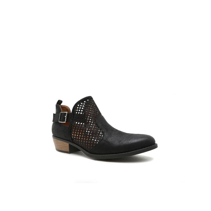 Qupid Sochi Perforated Booties