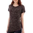 A.n.a Short-sleeve Asymmetrical Knit T-shirt